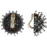 AN EXQUISITE PAIR OF JAR DIAMOND AND COLORED DIAMOND `HEDGEHOG` EARRINGS - photo 3