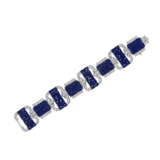 BLACK, STARR & FROST ART DECO LAPIS LAZULI AND DIAMOND BRACELET - photo 1