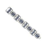 BLACK, STARR & FROST ART DECO LAPIS LAZULI AND DIAMOND BRACELET - photo 2