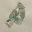 Serhiy Reznichenko, Croquis de nu &agrave; l&amp;39;aquarelle, 21e si&egrave;cle - Kauf mit einem Klick