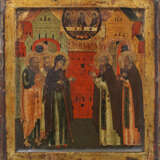 Ikone "Erscheinung der Gottesmutter vor dem Hl. Sergius - фото 1