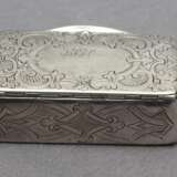 Coffre &agrave; tabac en argent avec dorure Argent Other style Early 20th century - photo 7