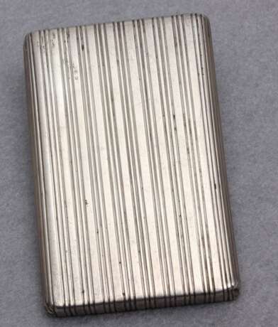 Silver cigarette holder with gold inlays Silver Other style Early 20th century - photo 2