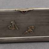 Silver cigarette holder with gold inlays Silver Other style Early 20th century - photo 7