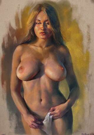 Kirillova Julia Nude Pastel Painting 21st Century. Paper 21th century - photo 1