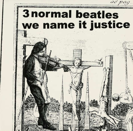 Daniel Richter. 3 normal beatles. we name it justice - photo 5