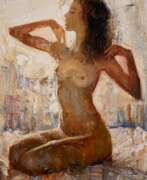 Canvas. Gicl&eacute;e print on canvas, Morning stretching, 2023, by Kartashov Andrey, Russia, 21st century. 1 of 50 limited prints.