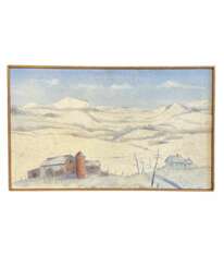 Paysage d&amp;39;hiver de Theodore Donaldson (20e si&egrave;cle, &Eacute;tats-Unis) 