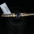 Gold bracelet with diamonds and sapphires - One click purchase