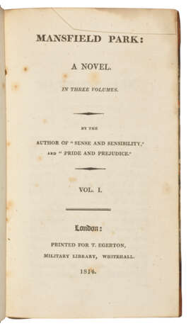 [AUSTEN, Jane (1775-1817)] - photo 2