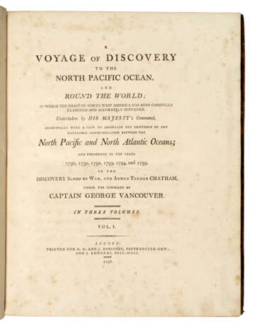 VANCOUVER, George (1757-1798) - Foto 2