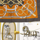 Zwei Seidentücher "Eperon d`Or" & "Grand Apparat" von Hermès - Foto 1