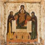 AN ICON SHOWING THE MOTHER OF GOD OF KIEVO-PECHERSKAYA LAVRA - photo 1