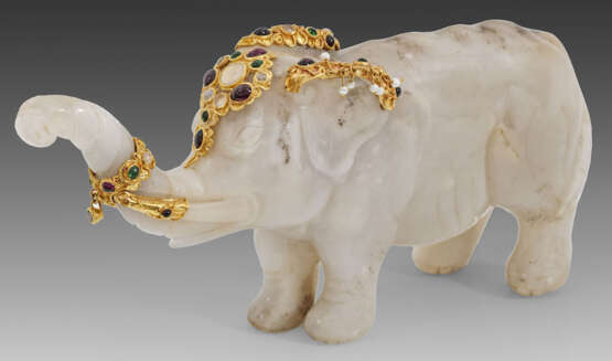 Elephants figure in the Mughal style - photo 1
