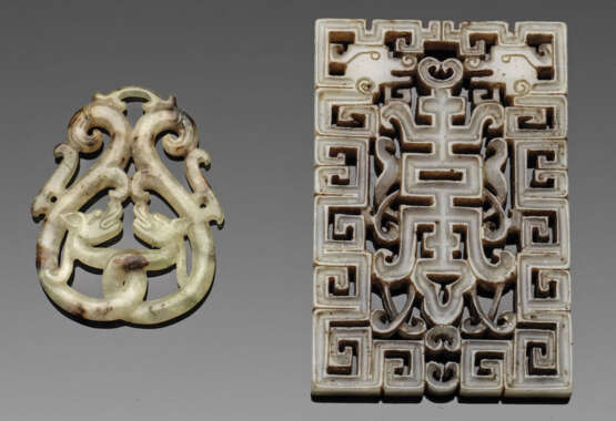 Jade-Anhänger und Plakette im archaischen Stil - фото 1
