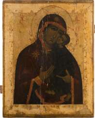 A LARGE ICON SHOWING THE TOLGSKAYA MOTHER OF GOD