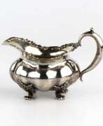 Overview. Russian silver creamer. 