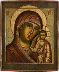AN ICON SHOWING THE KAZANSKAYA MOTHER OF GOD