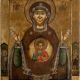 A LARGE ICON SHOWING THE MOTHER OF GOD OF THE SIGN - photo 1