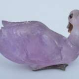 Figurine am&eacute;thyste Cygne Early 20th century - Foto 4