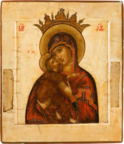 AN ICON OF THE VOLOKOLAMSKAYA MOTHER OF GOD - photo 1