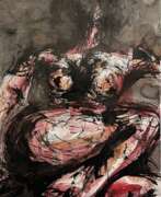 Overview. Ulla Martinmaki, Nude Painting, Mixed Media, 21st Century Finland