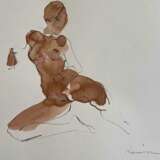 Serhiy Reznichenko Watercolor Nude Sketch 21st Century Paper 21th century - photo 3