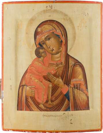 AN ICON SHOWING THE FEODOROVSKAYA MOTHER OF GOD - photo 1