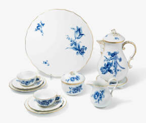 Meissen, Kaffeeserviceteile "Blaue Blume"