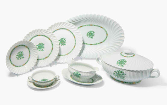 Limoges Haviland, Tafelservice "Grüne Blume" - Foto 1