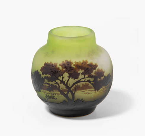 Emile Gallé, Vase "Paysage lacustre" - photo 1