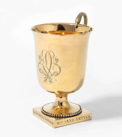 Coupe de mariage, Strassburg datiert 1822 - photo 1