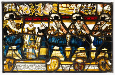 Glasscheibe "Familie Jakob Wintsch, 1624"