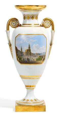 Vase mit Ansicht der Brühlschen Terrassen in Dresden - фото 1