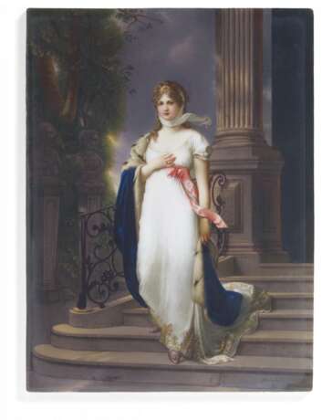 Porzellangemälde Königin Luise von Preußen - Foto 1