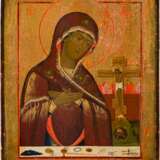 A DATED ICON SHOWING THE MOTHER OF GOD OF AKHTYRKA (AKHTYRSKAYA) - фото 1