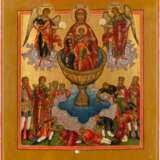 AN ICON SHOWING THE MOTHER OF GOD 'OF THE LIFE-GIVING SOURCE' - фото 1