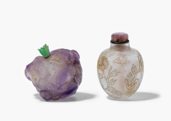 Lot: 2 Snuff Bottles - фото 1