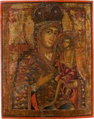 A LARGE ICON SHOWING THE MOTHER OF GOD 'O VSEPYETAYA MATI' (O ALL-HYMNED MOTHER)