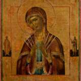 A DATED ICON SHOWING THE MOTHER OF 'THE SEVEN SORROWS' - фото 1