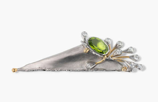 Peridot-Brillant-Brosche - photo 1