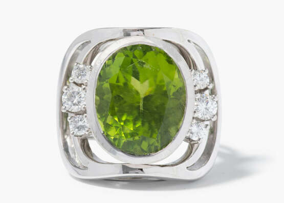 Peridot-Brillant-Ring - photo 1