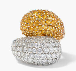 Brillant-Saphir-Ring