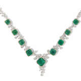 Smaragd-Diamant-Collier - Foto 1