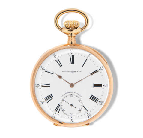 Patek Philippe, Gold-Taschenuhr Gondolo, um 1908 - фото 1