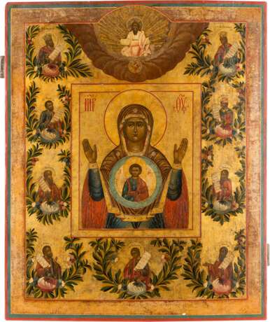 A MONUMENTAL ICON SHOWING THE MOTHER OF GOD OF KURSK - Foto 1