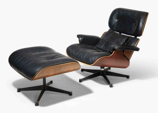 Charles & Ray Eames, Lounge Chair "670" mit Ottoman "671" - фото 1