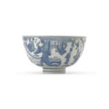 A BLUE AND WHITE ‘PAVILION’ BOWL - photo 1