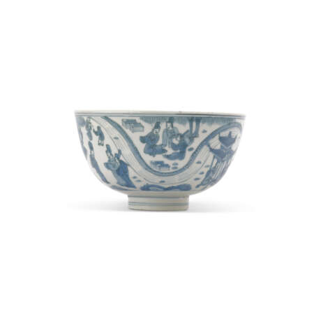 A BLUE AND WHITE ‘PAVILION’ BOWL - фото 3