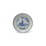 A BLUE AND WHITE ‘IMMORTAL’ DISH - Foto 1